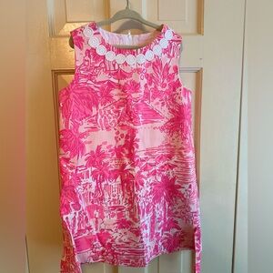Lilly Pulitzer Pink and White Floral Dress